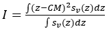 Inertia equation
