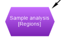 Sample analysis exporter with Regions selected